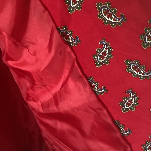 Vera Bradley Vintage Quilted Red Jacket Size L - Picture 11 of 12